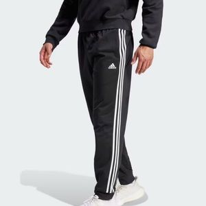 Adidas Essentials Athletic Jogger Pants Mens Size Large Black NEW H46105